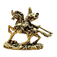 Bothyi - Mini Estatua De Guan Gong, Artesanía, Regalo Para Coche, Meditación, Jardín, Oficina, Latón