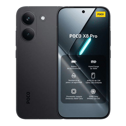 Xiaomi Poco X8 Pro 5G 512Gb Ip68 Resistente Agua Nfc -Black