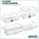 thumbnail image 2 of Contenedores de almacenamiento Sorbus de acrílico para baño, 5 unidades, transparentes, 2 of 7