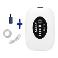 Magideal - Bomba De Aire Para Acuario, Aireador, Burbujeador De Aire Recargable Por Usb, Bomba De Oxígeno Para Emergencias. 1 Salida