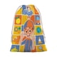 thumbnail image 1 of Blippi Bolsa de regalo con cierre de cinta navideño para decoración de Navidad,50cm×76 cm., 1 of 6