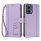 thumbnail image 3 of Funda Cartera Trébol para Motorola Edge 2024 5G con Ranuras Tarjetas y Carga Inalámbrica Morado claro, 3 of 6