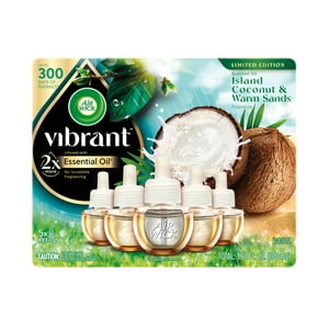 Recambio De Aceite Perfumado Air Wick Vibrant Island Coconut, 5 Ml, 5 Unidades