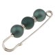 thumbnail image 3 of abs perlas rhinestone espaciador perlas seguridad pin broche clip bufanda sombrero verde, 3 of 5