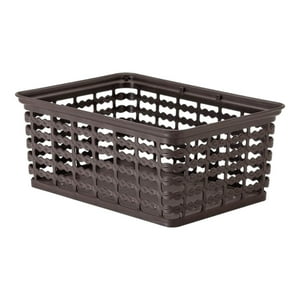 Rimax - Canasta Deco M Wengue 25.5X18.6X10.8 Cms Cafe Tamaño Único
