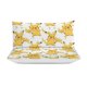 thumbnail image 3 of Pikachu Bed Duvet Cover Funny Anime Cartoon Bedding Sets Lightweight 3 Piece Comforter Sets, 3 of 5