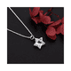 thumbnail image 4 of Collar De Plata Con Colgante De Estrella y Cristal, 4 of 4