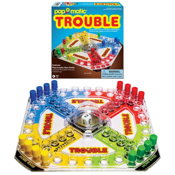 Juego de mesa Winning Moves Games Classic Trouble Kids 5+