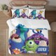 thumbnail image 1 of Monsters, Inc 3-Piece Bedding Set For Kids Boys Girls Adult Cartoon Warm Cute Fashion Holiday Present Gift Bed Sheets, 1 of 5