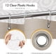 thumbnail image 4 of Cortina de ducha AmazerBath Farmhouse Tan con borlas, 180 x 180 cm, 4 of 7