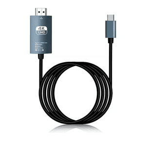 Genérico - Cable Tipo C A Hdmi 4K 60Hz De 2Metros De Largo Usb C Hd Adaptador Versión 2.0