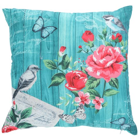 Sueño Blanco - Cojin Bucalitos Pajaro Verde