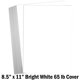 thumbnail image 2 of Cartulina Hamilco, color blanco, 8,5 x 11, 176 g/m², 65 libras, cubierta de 50 unidades, 2 of 9