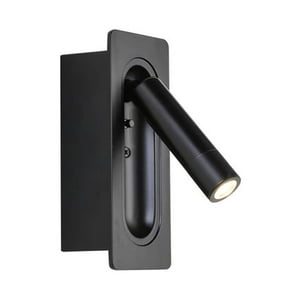 Hb Led - Apliqué Lector Led Uni 3W Negro - Luz Cálida