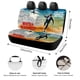 thumbnail image 2 of Norte por Noroeste-theme Car Rear Seat Covers Back Elastic Flexible Car Seat Covers Decorative Fits Most Cars 120x59x76cm, 2 of 6