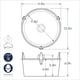 thumbnail image 3 of Molde para tartas Nordic Ware comercial de aluminio natural de 2 piezas, 3 of 7