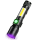 thumbnail image 1 of Linterna Táctica Belug Recargable LED 1600 Lúmenes Zoom USB IPX4 Luz Negra Roja, 1 of 5