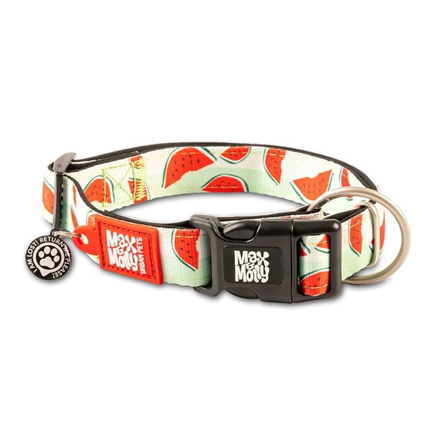 Collar Para Perros Talla XS Ajustable Diseño Sandía