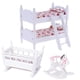 thumbnail image 3 of 1/12 Casa De Mu?ecas Muebles En Miniatura Litera Cuna Caballo Mecedora Conjunto Dormitorio, 3 of 5