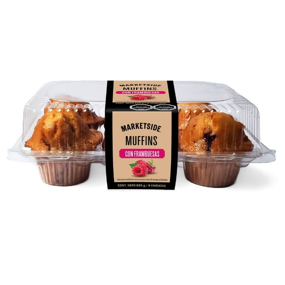 Muffin Frambuesa 6 Un, 630 g