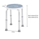 thumbnail image 3 of Piso Silla De Ducha Giratorio Redondo Altura Ajustable 103C, 3 of 3