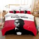 thumbnail image 1 of Kanye West Bedding Set Single Twin Full Queen King Size Bed Set Aldult Kid Bedroom Duvetcover Sets 3D Print bed sheet set Bed Sheets, 1 of 5