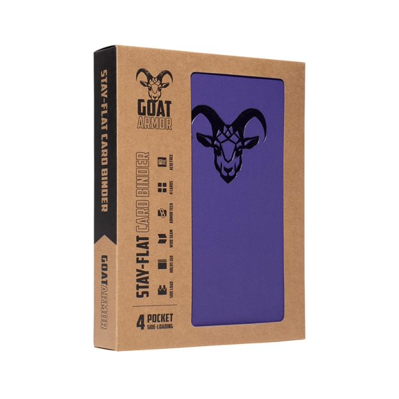 Cajón para cartas Goat Armor 160 cartas, 4 bolsillos, morado