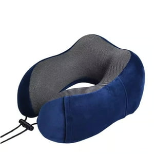 Maxcare - Almohada De Viaje Ergonómetrica Comfort Azul