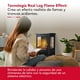 thumbnail image 4 of Chimenea Electrica 2 Potencias 1800W Thor FirePlace 3D Negro, 4 of 8