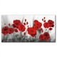 thumbnail image 1 of 1pc Abstract Canvas Art, Red Poppies Background Painting Posters And Prints Flower Pictures Living Room Decoration No Frame, 1 of 2