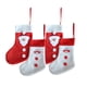 thumbnail image 2 of 4 Piezas De Fieltro De Tela Preciosa Medias De Navidad Decoración Colgante De Vacaciones De Navidad, 2 of 5