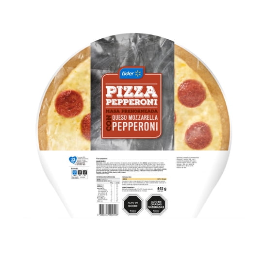 Pizza Peperoni Masa Tradicional 1 Un 445 g Lider