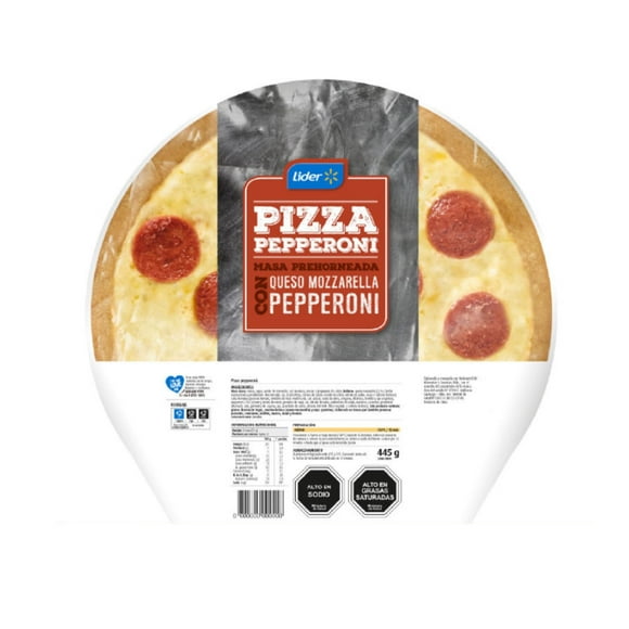 Pizza Peperoni Masa Tradicional 1 Un, 445 g