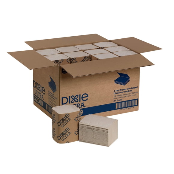Dispensador de servilletas de repuesto Dixie Ultra, 2 capas, 6000 servilletas