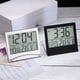 thumbnail image 5 of Reloj de viaje creativo y sencillo, reloj despertador electrónico plegable con pantalla de fecha y temperatura, reloj de escritorio, 5 of 6