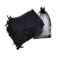 thumbnail image 1 of 100x Bolsas De Organza Reutilizables Para Bodas, Cumpleaños, Regalos De Fiesta, Navidad, Color Negro, 1 of 5