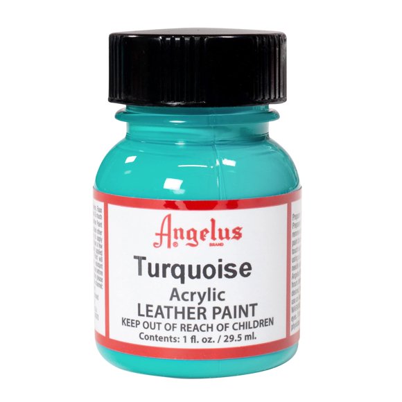 Paint Angelus, piel acrílica, 30 ml, color turquesa, paquete de 1