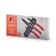 thumbnail image 2 of SET 3 CUCHILLOS + BARRA MAGNETICA ACERO INOX ROJO CLASSIQUE, 2 of 6
