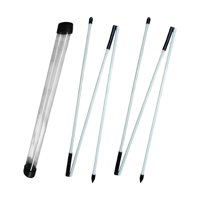 Ioensy - Paquete De 2 Palos De Entrenamiento De Alineación De Golf Herramienta De Alineación De Golf Plegable