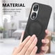 thumbnail image 2 of Magnetic Slim Case for Honor 90 5G with Camera Guard & Anti-Scratch Back Black, 2 of 5
