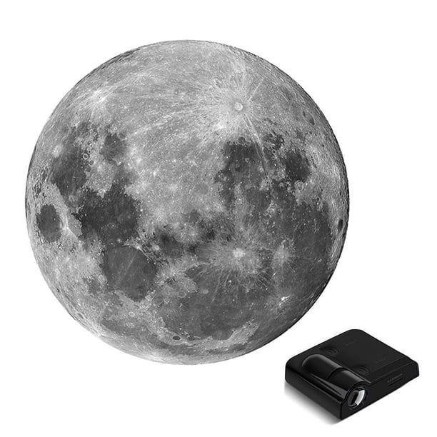 1pc Aurora Moon Galaxy Projection Lamp, Earth Projector Photography Lamp Creative Background Atmosphere Night Light For Birthday Gift
