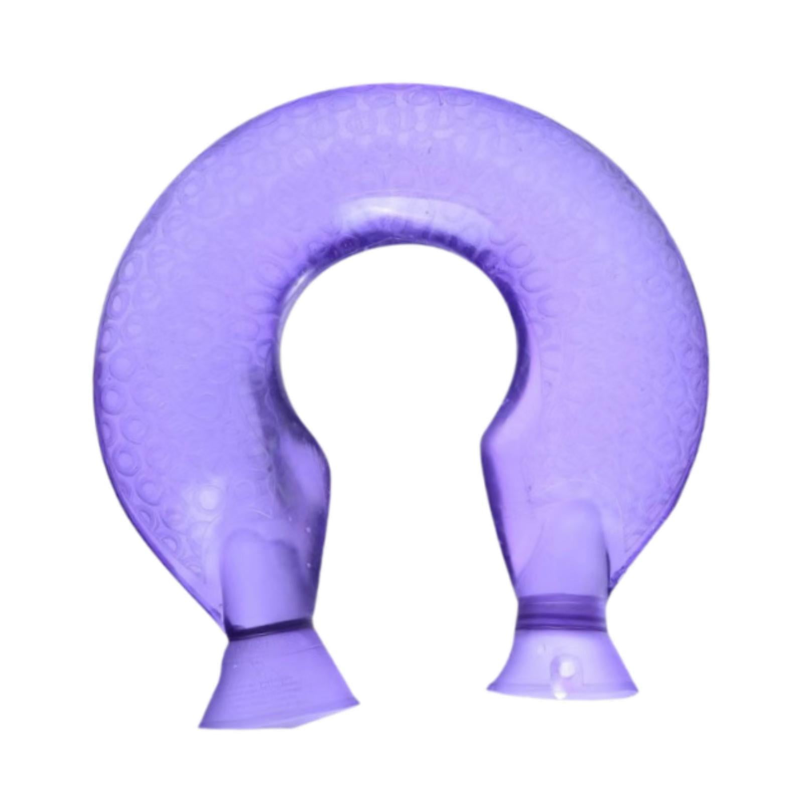 Ioensy - Bolsa De Agua Caliente Para El Cuello, De Pvc, Sin Olor, A Prueba De Fugas, Con Tapa De Rosca, Calentador De Cuello Y Hombros, Color Violeta