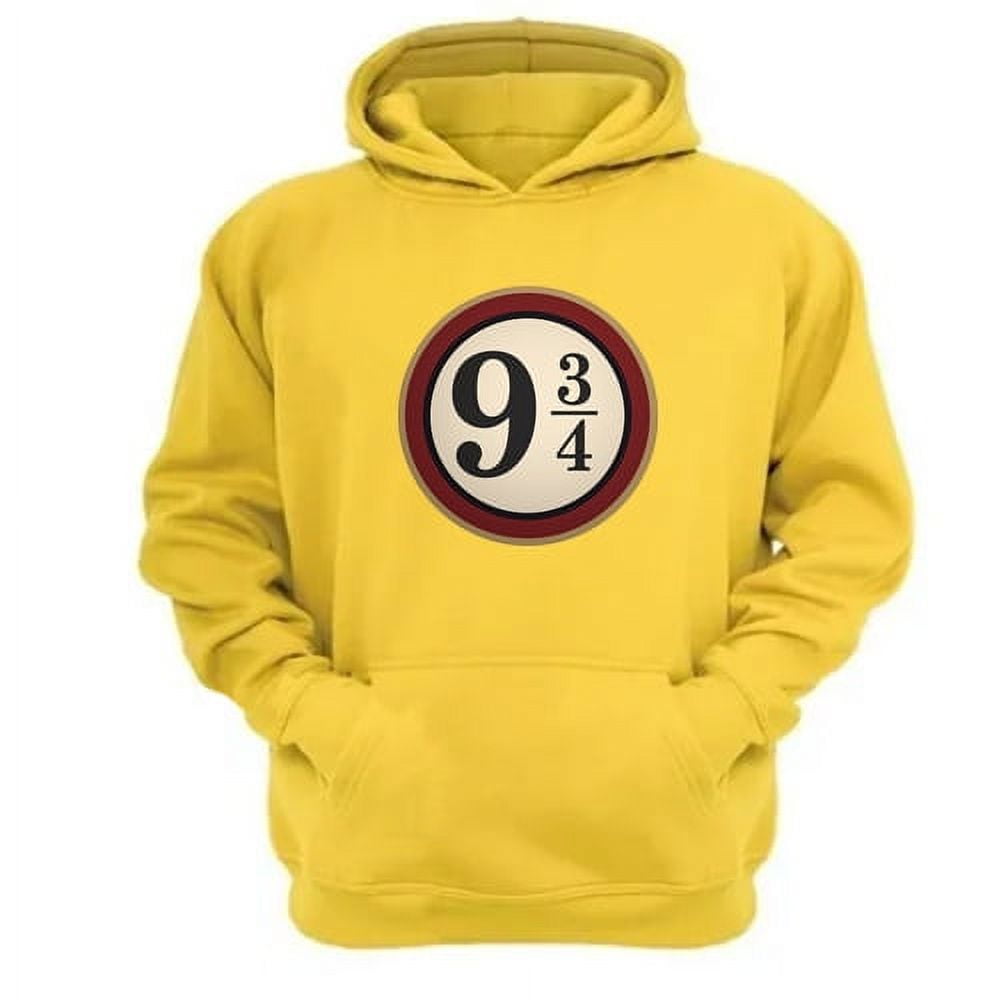 Genérico - Polerón Canguro 9 3/4 Amarillo Talla S Unisex