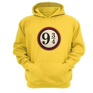 Genérico - Polerón Canguro 9 3/4 Amarillo Talla Xs Unisex