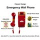 thumbnail image 2 of Teléfono de Pared de Emergencia LeCall TEP301 Marcación Automática 911 Rojo, 2 of 5