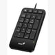 thumbnail image 2 of Teclado Numérico Cableado Genius Numpad 125 USB Negro, 2 of 3