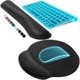 thumbnail image 1 of KTRIO Keyboard Wrist Rest Mouse Pad with Wrist Rest, Black, 1 of 3