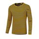 thumbnail image 5 of INSPIRE CHIC Camiseta a Rayas para Hombre Cuello Redondo Casual de Manga Larga Básica S Amarillo Negro, 5 of 6