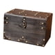 thumbnail image 2 of Caja De Almacenamiento De Diseño Retro, Cofre Del Tesoro De Madera Para Mujer, Novia, Compromiso, Gris, 2 of 3