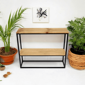 Muebles New - Mesa De Arrimo Doble Cubierta 100X30X90